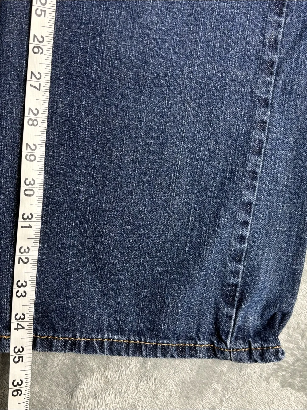 Levi's 569 Jeans Mens 34X36 (Fit 34X35) Blue Loose Straight Denim Relaxed Baggy